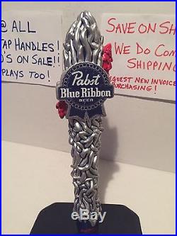 Pabst Blue Ribbon EYEBALLS Beer Tap Handle Jason Ramirez Art Series PBR