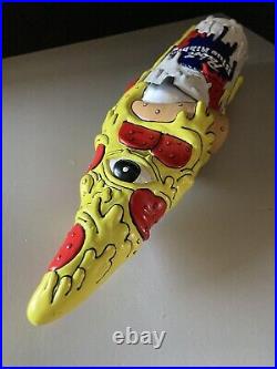 Pabst Blue Ribbon PBR Art Series Pizza Slice Beer Tap Handle Bar