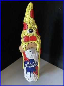 Pabst Blue Ribbon PBR Art Series Pizza Slice Beer Tap Handle Bar
