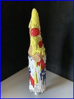 Pabst Blue Ribbon PBR Art Series Pizza Slice Beer Tap Handle Bar