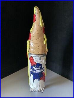 Pabst Blue Ribbon PBR Art Series Pizza Slice Beer Tap Handle Bar