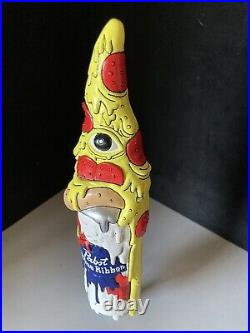 Pabst Blue Ribbon PBR Art Series Pizza Slice Beer Tap Handle Bar