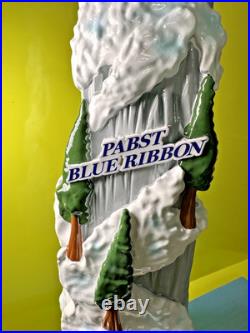 Pabst Blue Ribbon PBR BEER Tap Handle 12 SKI BREWSKI Mountain Snow Skiing NEW