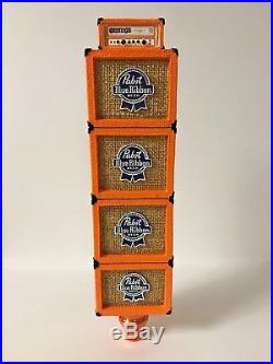 Pabst Blue Ribbon PBR Orange Amps Tap Handle Speaker Art Series NEW F/S 12.25