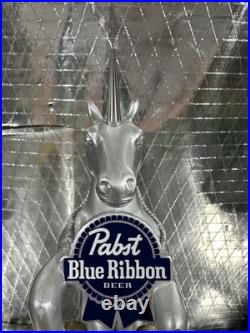 Pabst Blue Ribbon Pepper The Unicorn Beer Tap Handle New Without Box