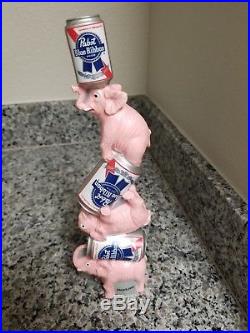 Pabst Blue Ribbon Pink Elephant Beer Tap Handle