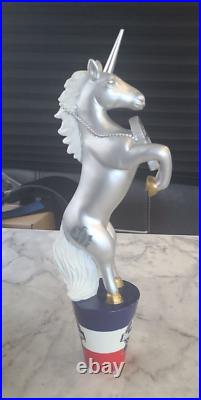 Pabst Blue Ribbon Unicorn Beer Tap Handle Figural PBR Hard to Find K