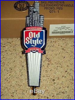 Pabst Old Style Beer Figural Tap Handle Chicago Skyline NIB Mint 11 Heilemans