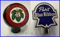 Pabst beer ball knob tap handle markers milwaukee wisconsin