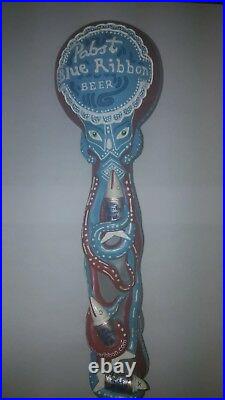 Pabst blue ribbon tap handle