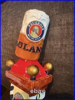 Paulaner Oktoberfest Mantle Tower Giant Stein Draft Beer Tap Handle Germany Lqqk