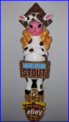 Peanut Butter Chocolate Milk Stout LOST COAST BREWERY Beer Keg Handle USED