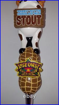 Peanut Butter Chocolate Milk Stout LOST COAST BREWERY Beer Keg Handle USED