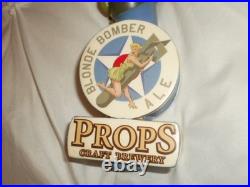 Pin Up Bomber Girl Craft Beer Tap Handle Props Craft Brewery 11.5'' Tall
