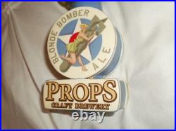 Pin Up Bomber Girl Craft Beer Tap Handle Props Craft Brewery 11.5'' Tall