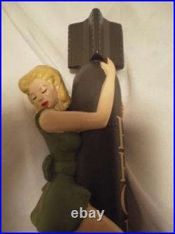 Pin Up Bomber Girl Craft Beer Tap Handle Props Craft Brewery 11.5'' Tall