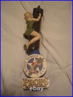 Pin Up Bomber Girl Craft Beer Tap Handle Props Craft Brewery 11.5'' Tall
