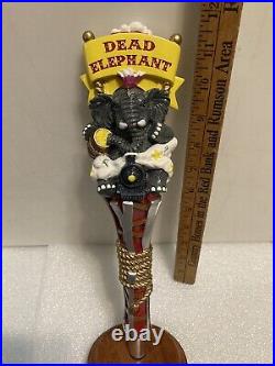 RAILWAY CITY BREWING DEAD ELEPHANT draft beer tap handle. CANADA