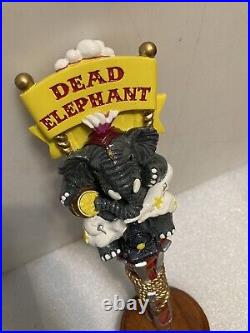 RAILWAY CITY BREWING DEAD ELEPHANT draft beer tap handle. CANADA