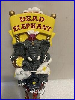 RAILWAY CITY BREWING DEAD ELEPHANT draft beer tap handle. CANADA