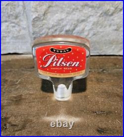 RARE 1950s Yusay Pilsen Beer Tap Handle Knob Pilsen Brewing Chicago IL