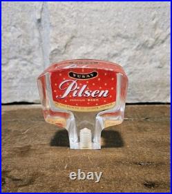 RARE 1950s Yusay Pilsen Beer Tap Handle Knob Pilsen Brewing Chicago IL
