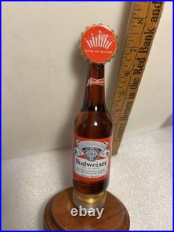 RARE. 2020 BRADFORD EXCHANGE BUDWEISER 12OZ BOTTLE Draft beer tap handle. USA