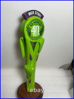 RARE 40 ARPENT BREWING MILK STOUT SWAMP GRASS Draft beer tap handle. LOUISIANA RARE 40 ARPENT BREWING MILK STOUT SWAMP GRASS Draft beer tap handle. LOUISIANA