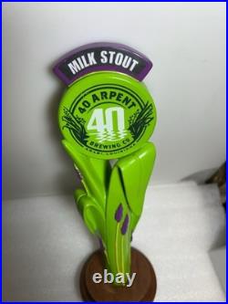 RARE 40 ARPENT BREWING MILK STOUT SWAMP GRASS Draft beer tap handle. LOUISIANA