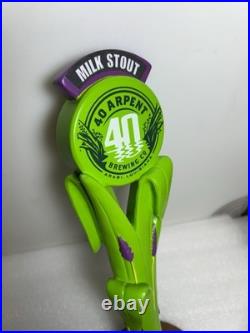 RARE 40 ARPENT BREWING MILK STOUT SWAMP GRASS Draft beer tap handle. LOUISIANA