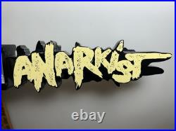 RARE ANARKIST BREWING EUROPEAN HAZE SAY IT LOUD Draft beer tap handle. DENMARK RARE ANARKIST BREWING EUROPEAN HAZE SAY IT LOUD Draft beer tap handle. DENMARK