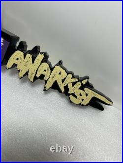 RARE ANARKIST BREWING EUROPEAN HAZE SAY IT LOUD Draft beer tap handle. DENMARK
