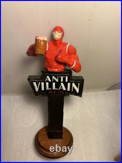 RARE ANTI-VILLAIN ALE CO. DAREDEVIL SUPERHERO draft beer tap handle RHODE ISLAND