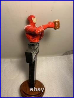RARE ANTI-VILLAIN ALE CO. DAREDEVIL SUPERHERO draft beer tap handle RHODE ISLAND