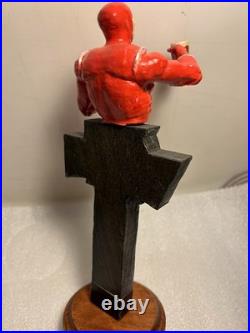 RARE ANTI-VILLAIN ALE CO. DAREDEVIL SUPERHERO draft beer tap handle RHODE ISLAND