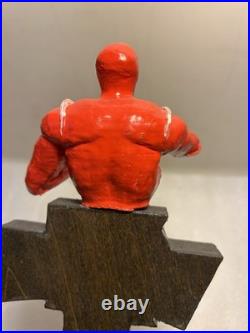 RARE ANTI-VILLAIN ALE CO. DAREDEVIL SUPERHERO draft beer tap handle RHODE ISLAND