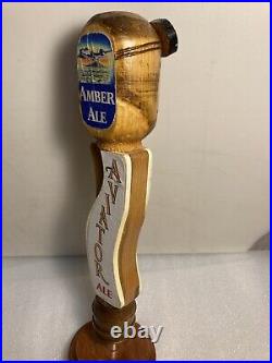 RARE AVIATOR BREWING AVIATOR AMBER ALE FIGHTER PILOT beer tap handle. WASHINGTON