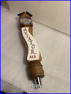RARE AVIATOR BREWING AVIATOR AMBER ALE FIGHTER PILOT beer tap handle. WASHINGTON