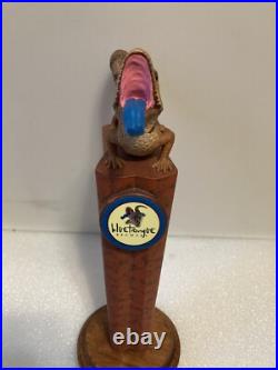 RARE. BLUE TONGUE BREWING BLUE TONGUE LIZARD draft beer tap handle. AUSTRALIA