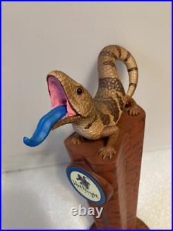 RARE. BLUE TONGUE BREWING BLUE TONGUE LIZARD draft beer tap handle. AUSTRALIA