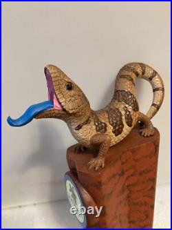 RARE. BLUE TONGUE BREWING BLUE TONGUE LIZARD draft beer tap handle. AUSTRALIA
