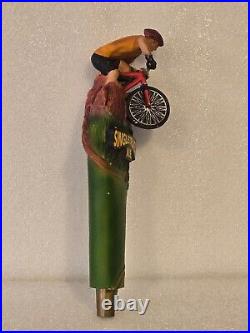 RARE Beauty Singletrack Ale Off Road Bicycle Cyclist BMX Draft Beer Tap Handle
