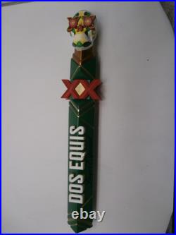 RARE Dos Equis Lager Especial Dia De Los Muertos MALE Skull Beer Tap Handle