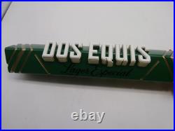 RARE Dos Equis Lager Especial Dia De Los Muertos MALE Skull Beer Tap Handle