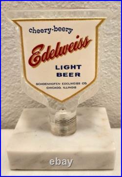RARE Edelweiss Cheery-beery Light Beer tap handle