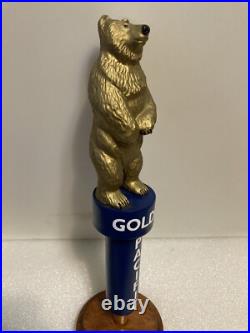 RARE. GOLDEN PACIFIC GOLDEN BEAR LAGER draft beer tap handle. CALIFORNIA