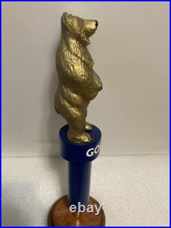 RARE. GOLDEN PACIFIC GOLDEN BEAR LAGER draft beer tap handle. CALIFORNIA