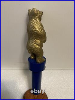 RARE. GOLDEN PACIFIC GOLDEN BEAR LAGER draft beer tap handle. CALIFORNIA