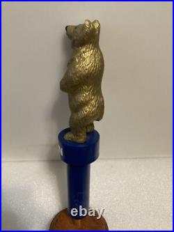 RARE. GOLDEN PACIFIC GOLDEN BEAR LAGER draft beer tap handle. CALIFORNIA