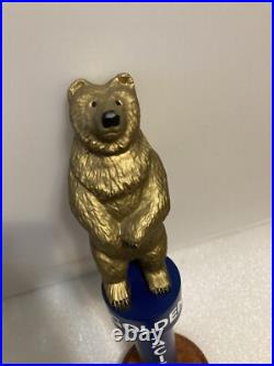 RARE. GOLDEN PACIFIC GOLDEN BEAR LAGER draft beer tap handle. CALIFORNIA